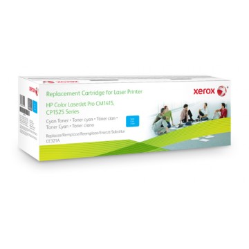 Xerox Cartuccia toner ciano. Equivalente a HP CE321A. Compatibile con HP Colour LaserJet CM1415, Colour LaserJet CP1210, Colour 