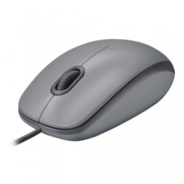 Logitech M110 mouse USB Ottico 1000 DPI Ambidestro Grigio