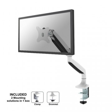 Newstar NM-D750WHITE supporto da tavolo per Tv a schermo piatto 81,3 cm (32") Morsa/Bullone di ancoraggio Bianco