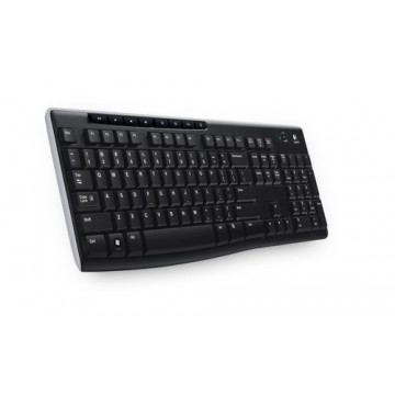 Logitech K270 RF Wireless QWERTZ Tedesco Nero