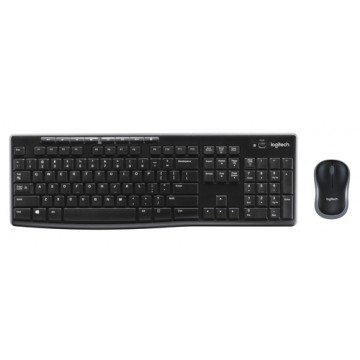 Logitech MK270 RF Wireless QWERTZ Tedesco Nero