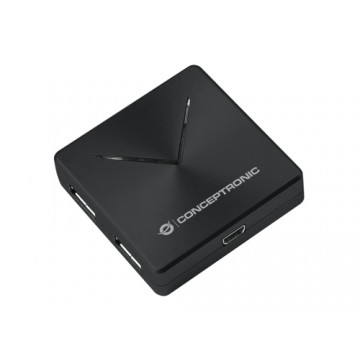 Conceptronic HUBBIES02B perno e concentratore 5000 Mbit/s Nero