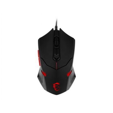 MSI Interceptor DS B1 mouse USB Ottico 1600 DPI Ambidestro