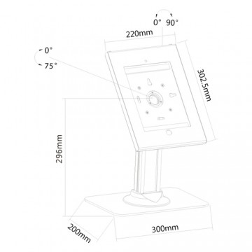 Newstar tablet supporto da tavolo