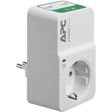 APC PM1WU2-IT protezione da sovraccarico 1 presa(e) AC 230 V Bianco