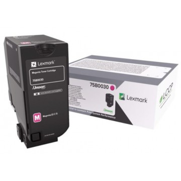 Lexmark 75B0030 Toner laser 10000pagine Magenta cartuccia toner