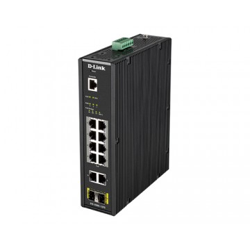 D-Link DIS-200G-12PS switch di rete Gestito L2 Gigabit Ethernet (10/100/1000) Nero Supporto Power over Ethernet (PoE)