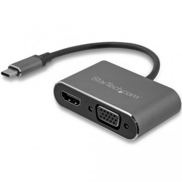 StarTech.com Adattatore USB-C a VGA + HDMI 2 in 1 - 4K 30Hz - Grigio Siderale