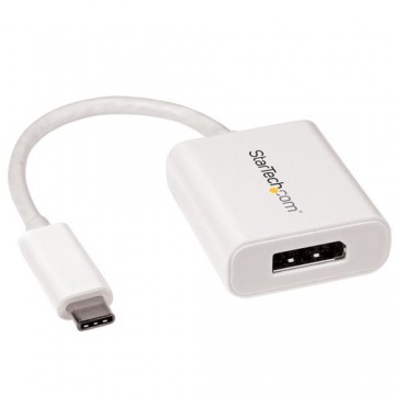 StarTech.com Adattatore video USB-C a DisplayPort - Convertitore USB Tipo-C a DP - 4k 60hz - Bianco