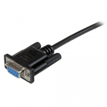 StarTech.com Cavo Seriale RS232 / DB9 Null Modem da 1m - nero Femmina/Femmina