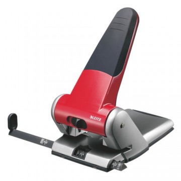 Leitz Heavy Duty Hole Punch 5180 perforatore e accessori 65 fogli Rosso