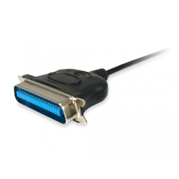 Equip 133383 cavo di interfaccia e adattatore USB 2.0 IEEE1284 Nero