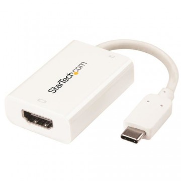 StarTech.com Adattatore Video USB-C a HDMI con USB Power Delivery - 4k 60hz - Bianco