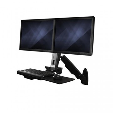 StarTech.com Stazione di Lavoro Sit Stand montabile a Parete - Doppio Monitor