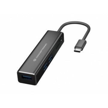 Conceptronic DONN08B hub di interfaccia USB 3.2 Gen 1 (3.1 Gen 1) Type-C 5000 Mbit/s Nero