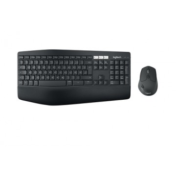 Logitech MK850 tastiera RF senza fili + Bluetooth QWERTZ Svizzere Nero