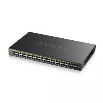 Zyxel GS2220-50HP-EU0101F switch di rete Gestito L2 Gigabit Ethernet (10/100/1000) Supporto Power over Ethernet (PoE) Nero