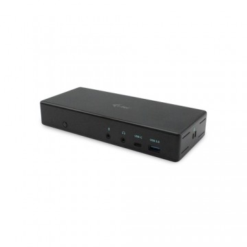 i-tec C31QUATTRODOCKPDUK replicatore di porte e docking station per notebook Cablato USB 3.2 Gen 1 (3.1 Gen 1) Type-C Nero