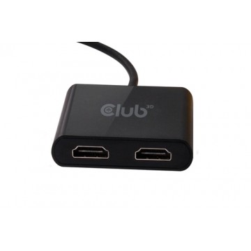 CLUB3D USB A to HDMI™ 2.0 Dual Monitor 4K 60Hz