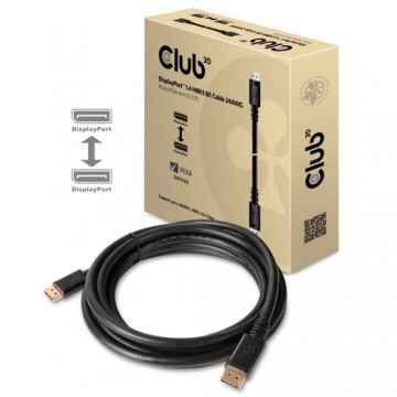 CLUB3D DisplayPort 1.4 HBR3 8K Cable M/M 4m /13.12ft