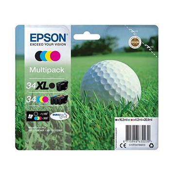 Epson Golf ball T3479 cartuccia d'inchiostro 1 pz Originale Nero, Ciano, Magenta, Giallo