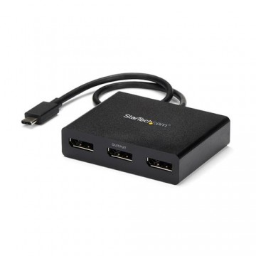 StarTech.com Hub USB-C DisplayPort a 3 porte collegabile a Margherita - Hub Splitter MST Tipo-C a DP