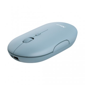 Trust Puck mouse Ambidestro Wireless a RF + Bluetooth 1600 DPI