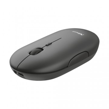 Trust Puck mouse Ambidestro Wireless a RF + Bluetooth Ottico 1600 DPI