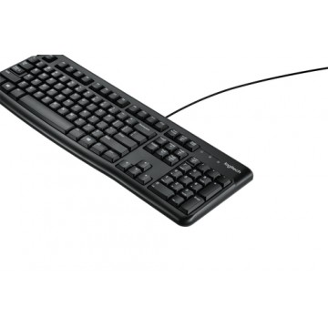 Logitech K120 tastiera USB QWERTY US International Nero