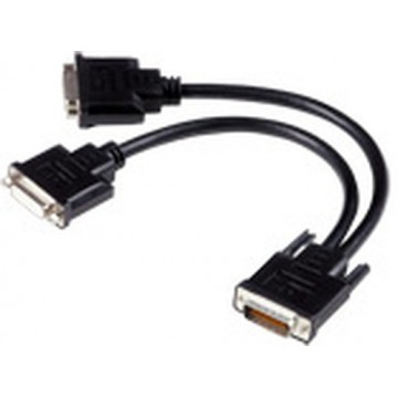 Matrox CAB-L60-2XDF cavo e adattatore video 0,3 m 1x LFH60 2x DVI-I Nero