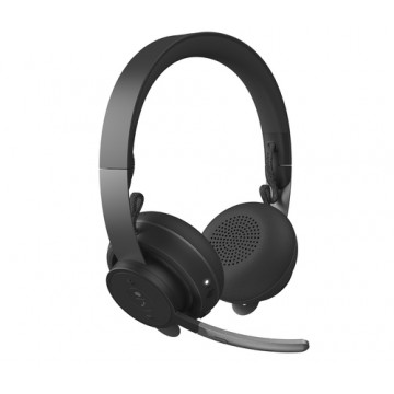 Logitech MSFT Teams Zone Wireless Plus Auricolare A Padiglione Ufficio Bluetooth Grafite