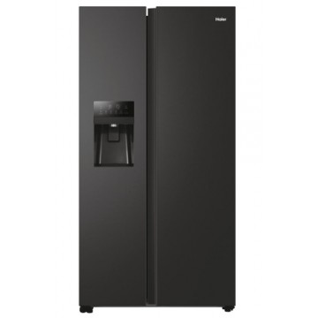 HAIER Frigorifero Americano Side by Side Capacità 515 Litri Inverter Classe F No Frost colore Nero - HSOBPIF9183