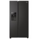 HAIER Frigorifero Americano Side by Side Capacità 515 Litri Inverter Classe F No Frost colore Nero - HSOBPIF9183