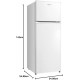 FRIGO DP 200L 144 X 55 A+ F WH